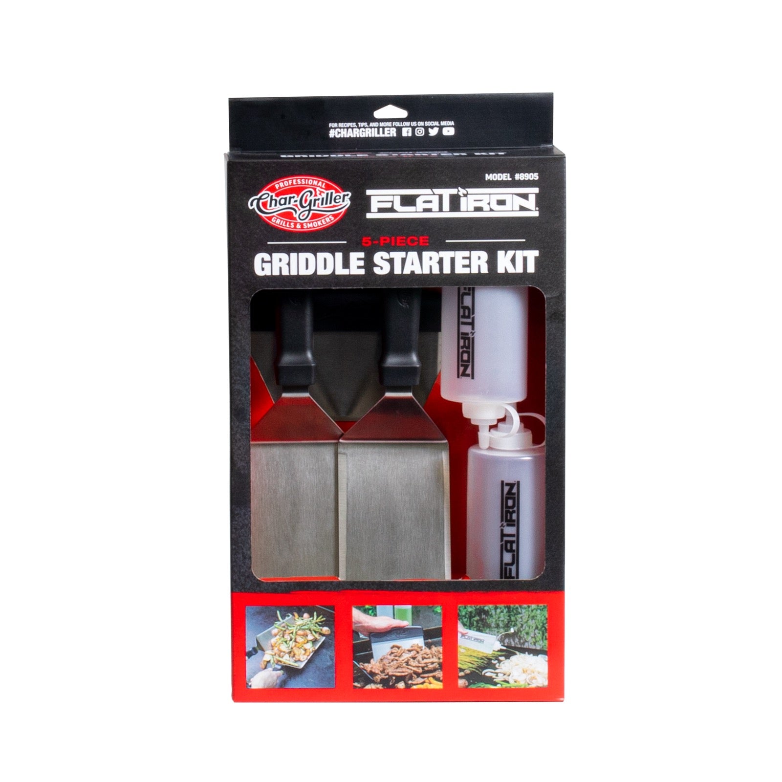 Char-Griller® Flat Iron™ Griddle Starter Kit