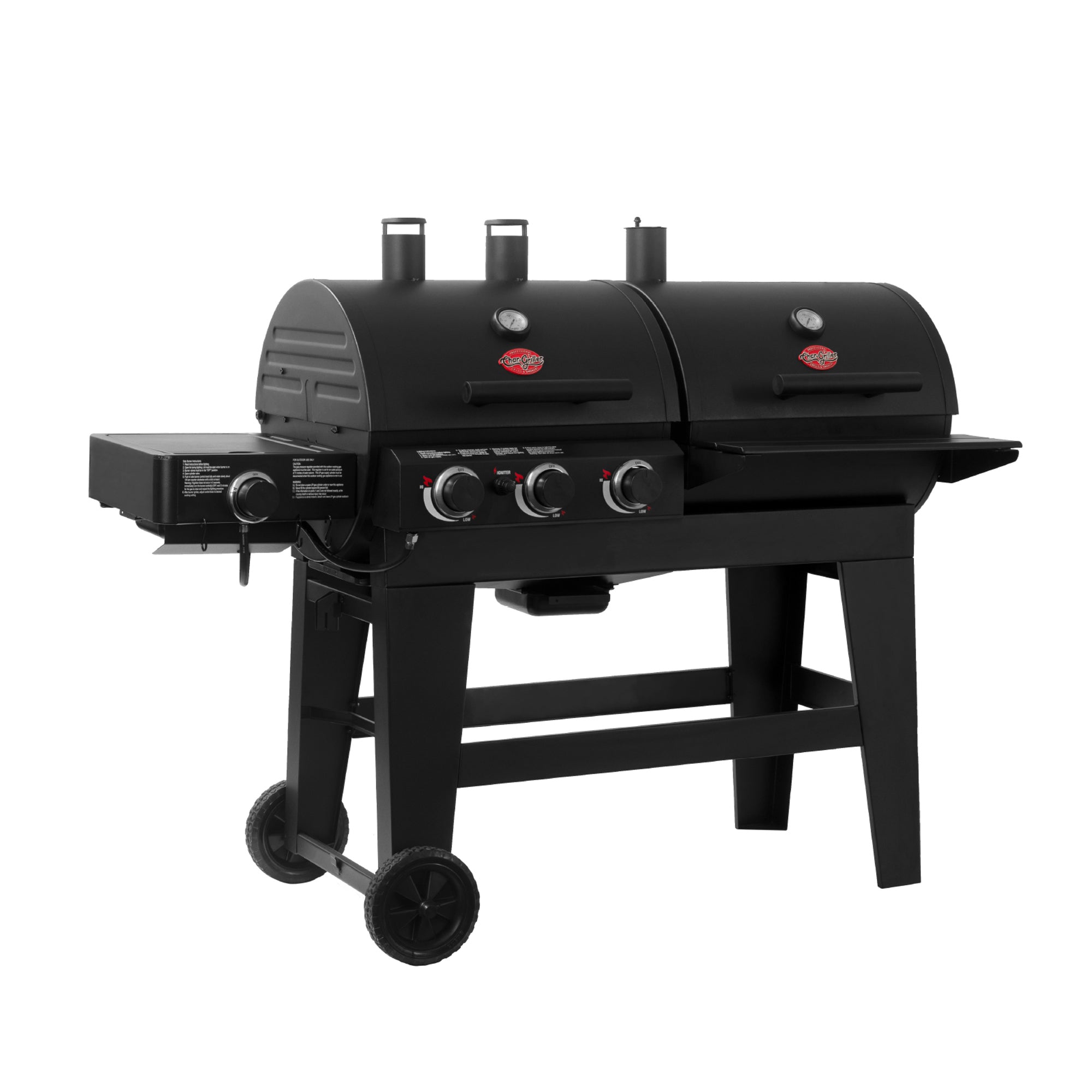 Char-griller® - Double Play Gas & Charcoal Grill (with UK regulator)