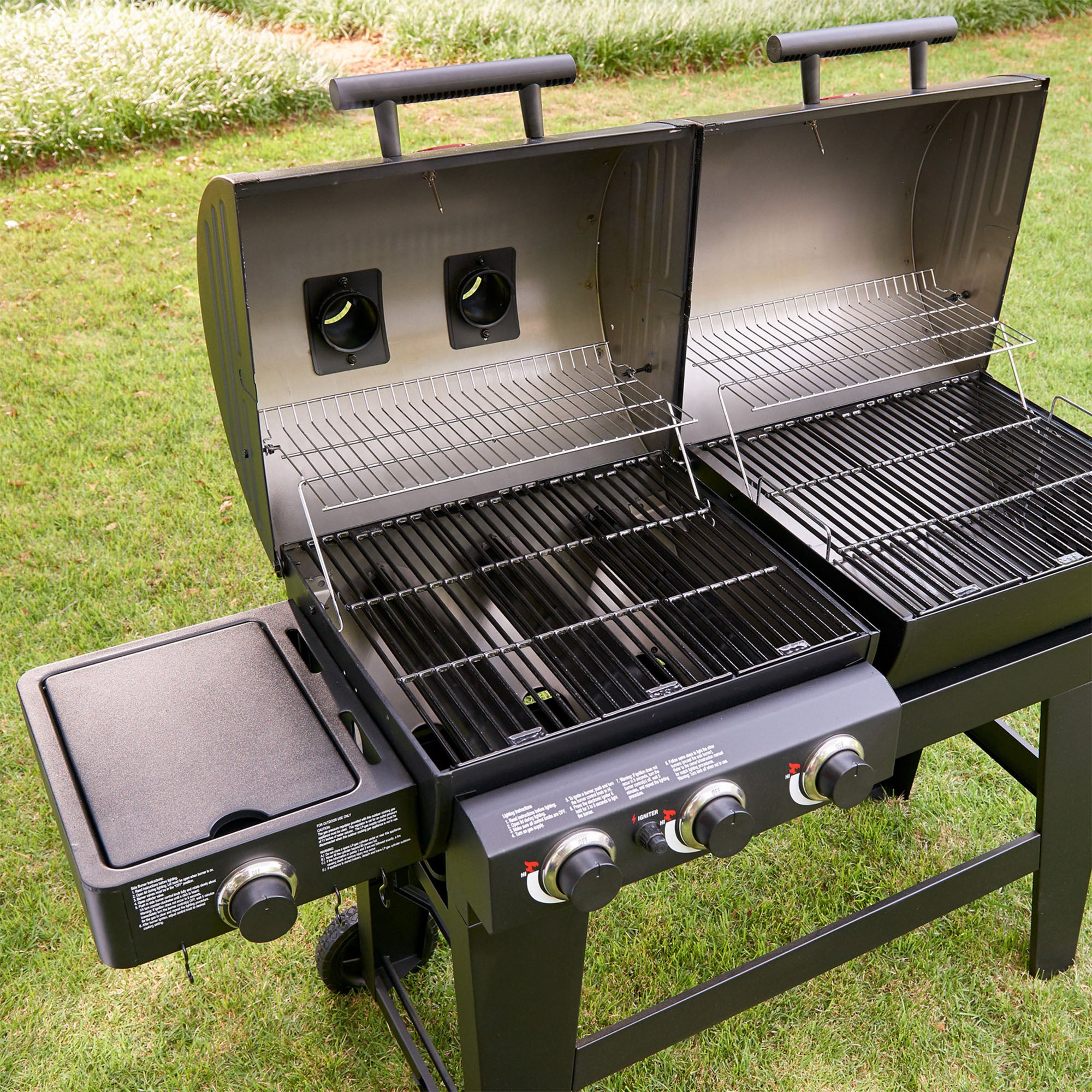 Char-griller® - Double Play Gas & Charcoal Grill (no regulator)