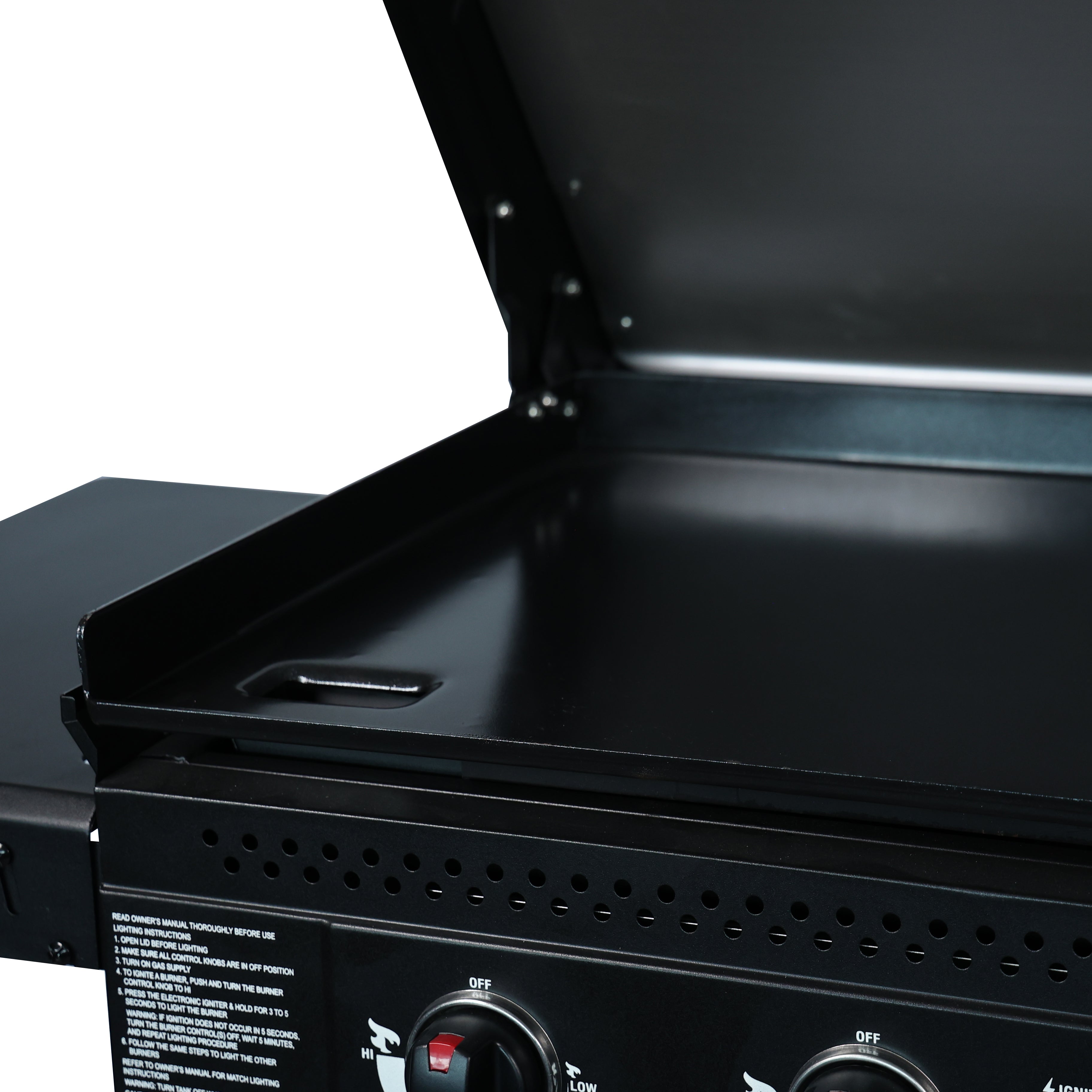 Char-griller® - Flat Iron™ 3 Burner Gas Griddle / Plancha (no regulator)