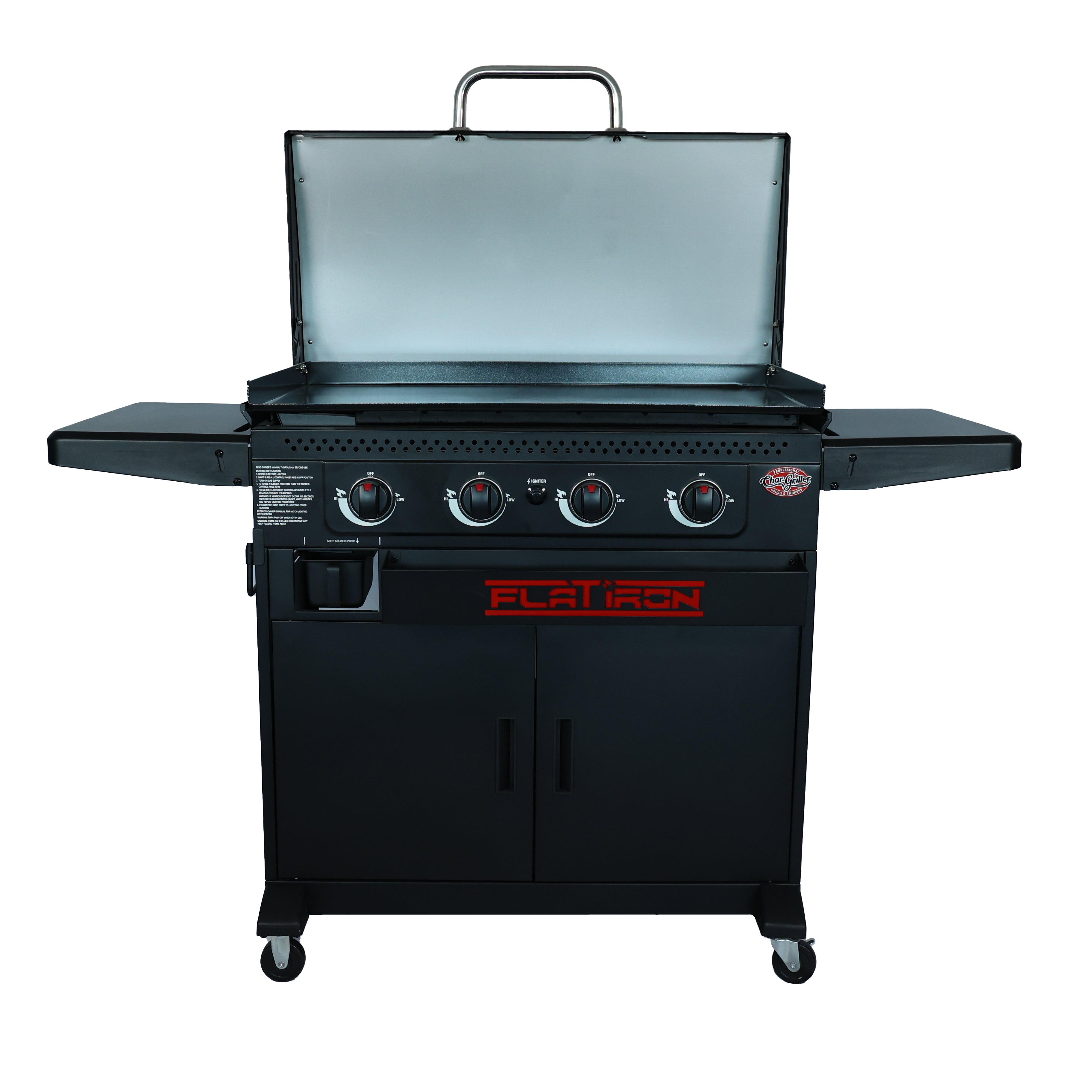 Char-griller® - Flat Iron™ Premium Gas Griddle / Plancha (with UK regulator)