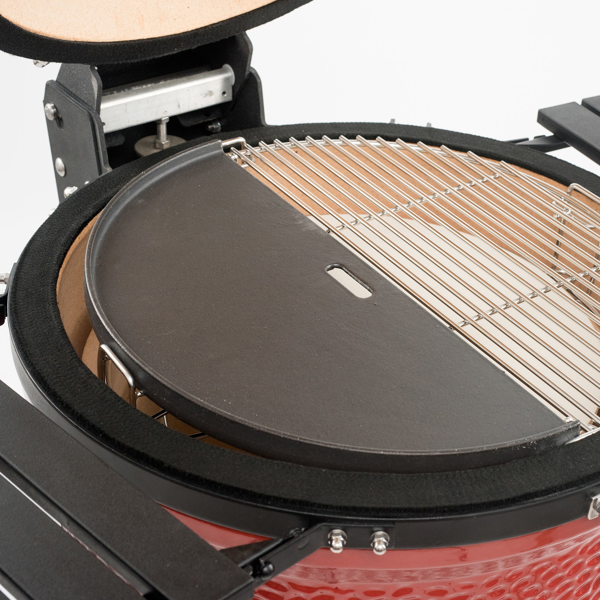 Half Moon Cast Iron Reversible Griddle - Classic Joe ®