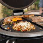 Half Moon Cast Iron Reversible Griddle - Classic Joe ®