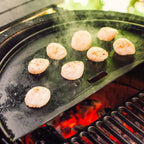 Half Moon Cast Iron Reversible Griddle - Classic Joe ®