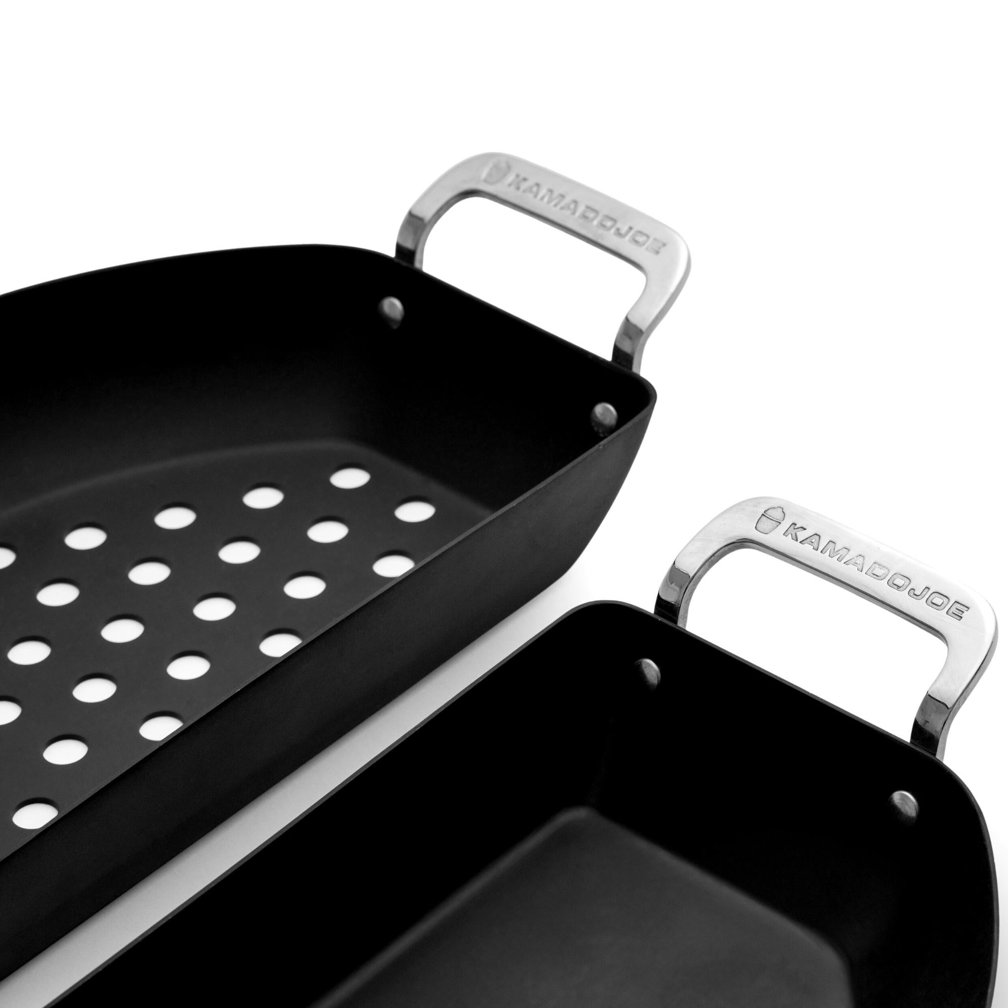 Kamado Joe® Karbon Steel™ Half-Moon Pan Set