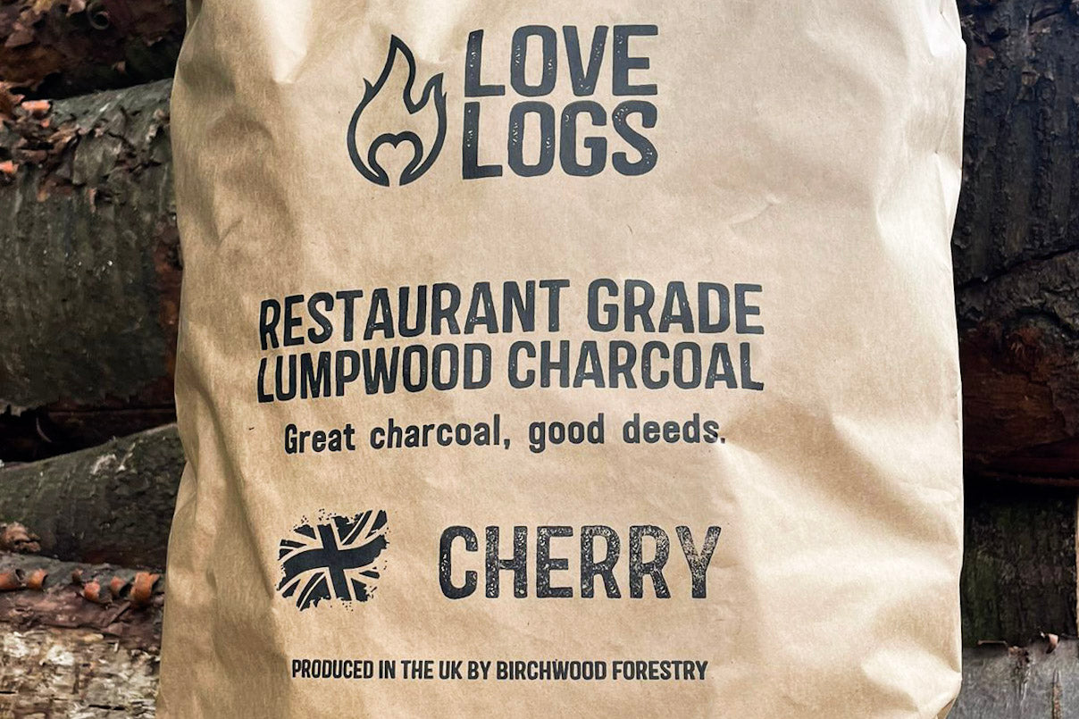 12kg British Wild Cherry Charcoal
