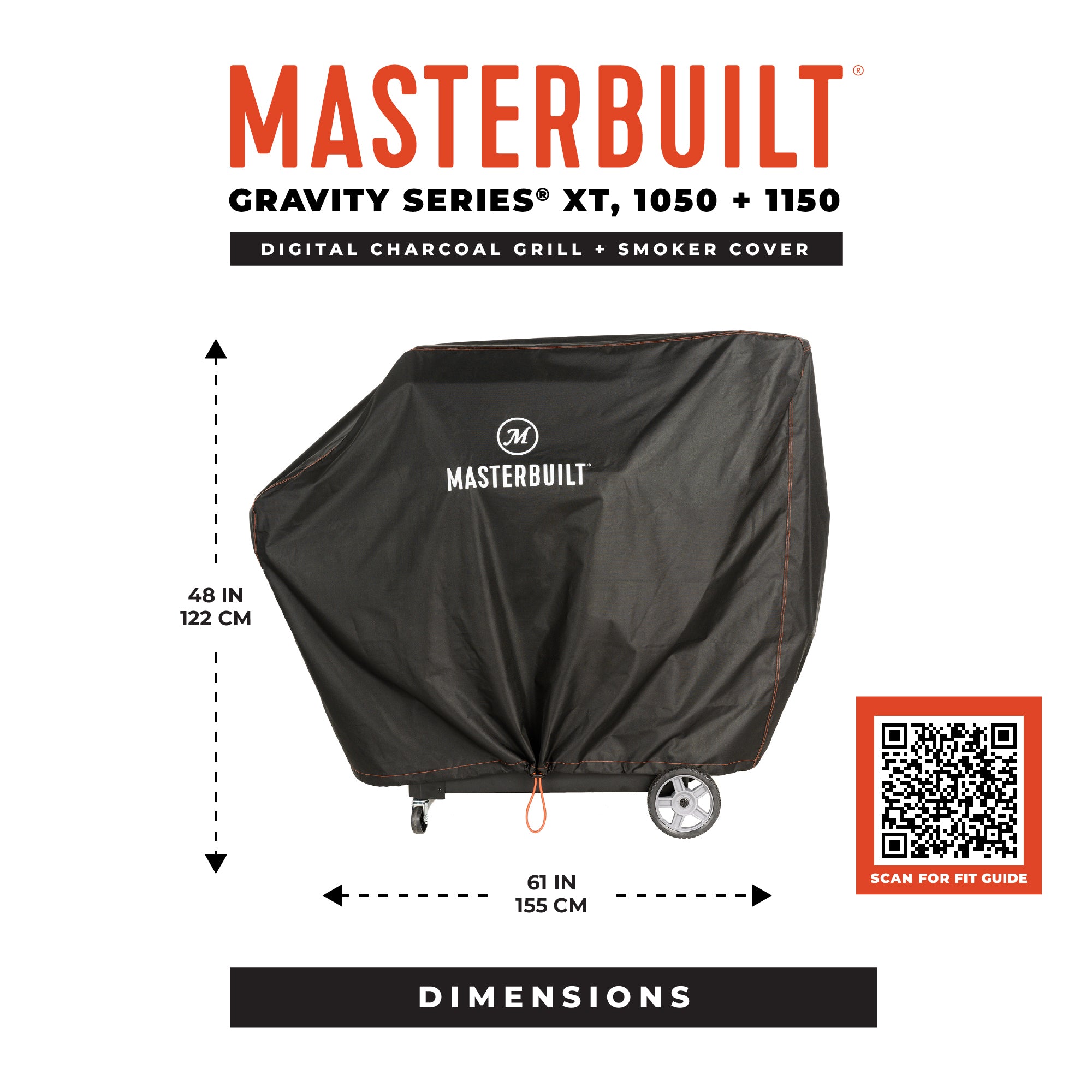 Masterbuilt Connected Charcoal Large Grill Cover