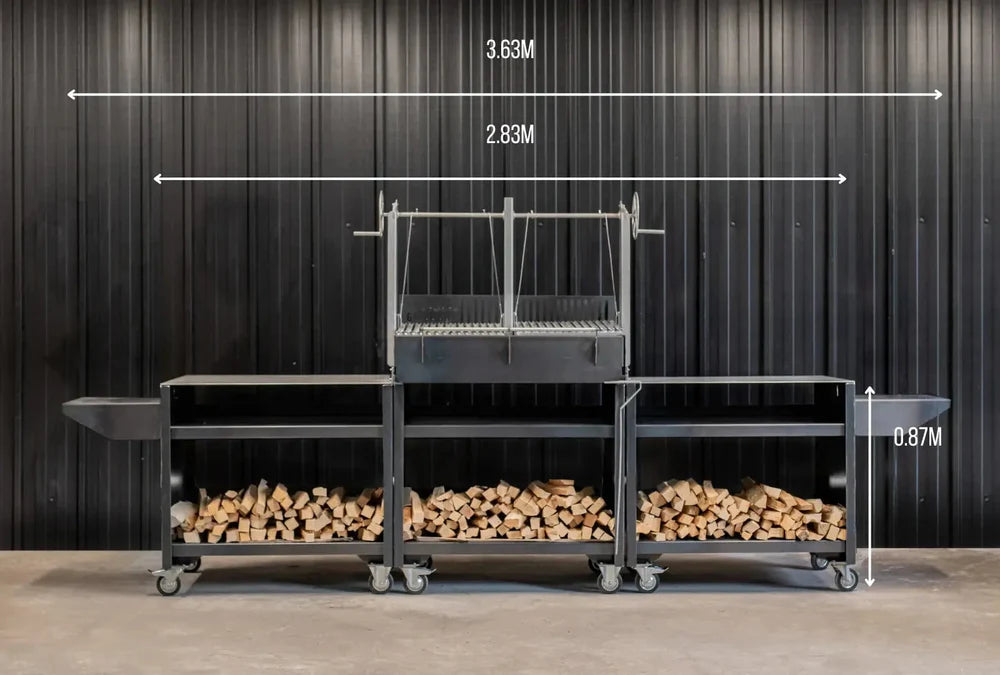 Grande Gunmetal Outdoor Kitchen Bundle
