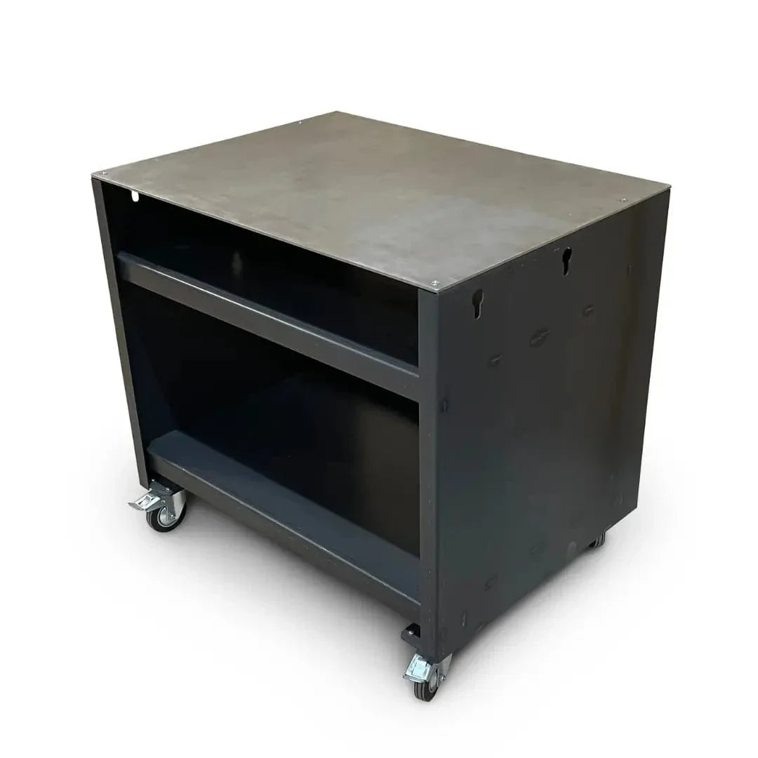 Somerset Grill Co Prep Table For Outdoor Cooklng Grande Gunmetal Outdoor Kitchen Worktop Unit
