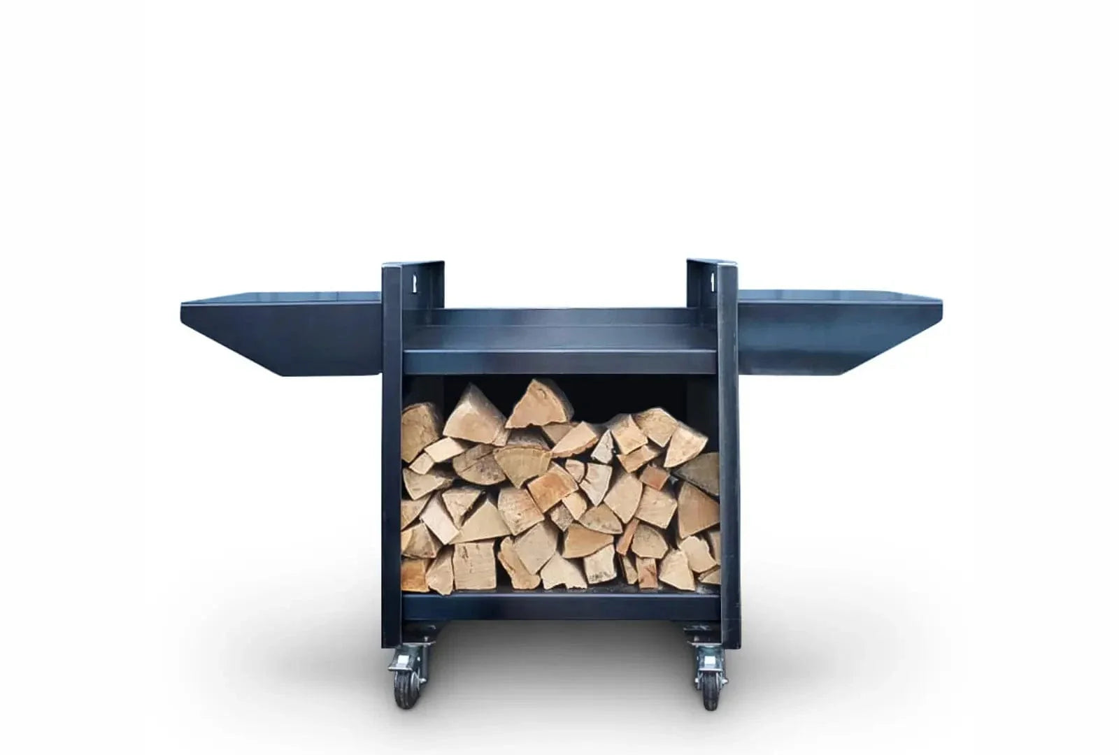 Somerset Grill Co Woodstore Stand For an Asado Grill Asado Gunmetal Woodstore Stand